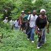 Zakiya Uzoma-Wadada, new Global Dryland Champion, leading Caribbean colleagues on a CANARI study visit to St. Vincent